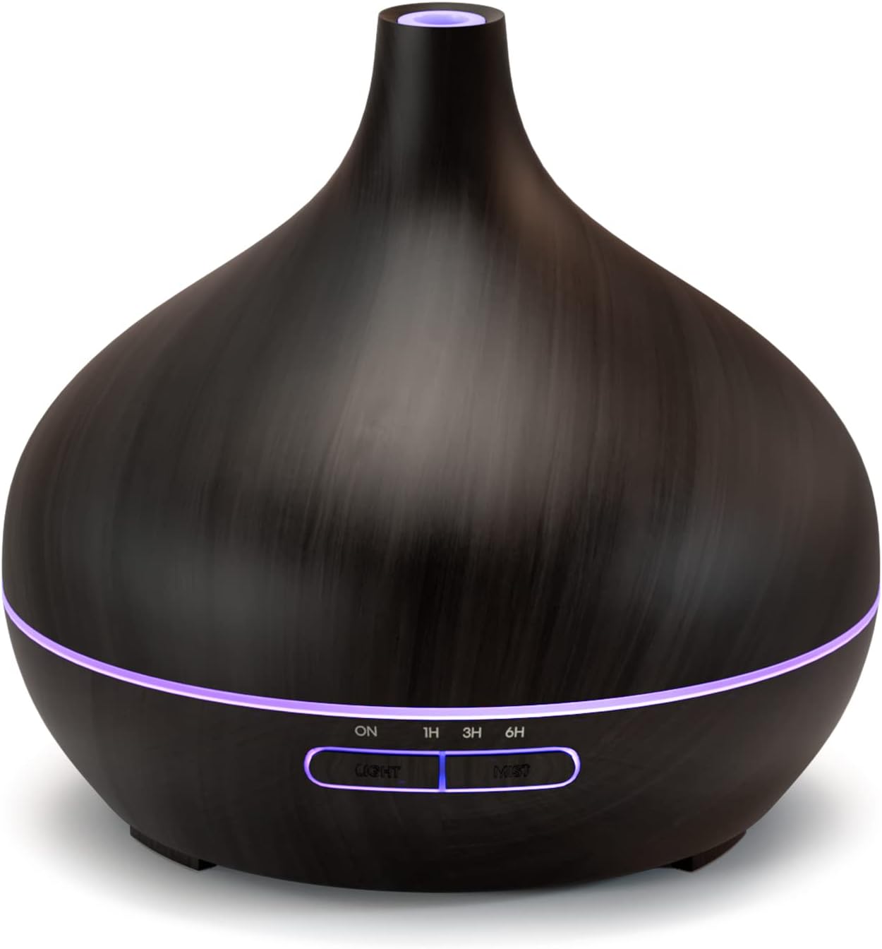 Essential Oil Diffuser, 400ML Aromatherapy Diffuser with 4 Timer & 7 Colors LED Lights, Waterless Auto-Off, Dual Mist Modes Aroma Ultrasonic Diffusers for Home, Office